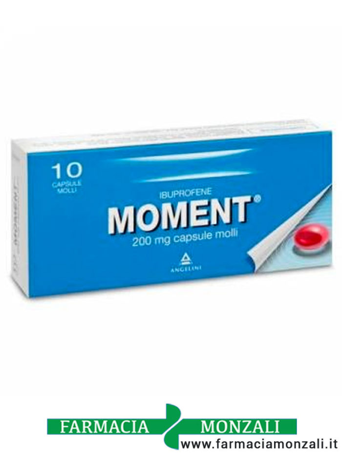 MOMENT capsule molli 10pz - Ibuprofene 200mg, 10 capsule molli